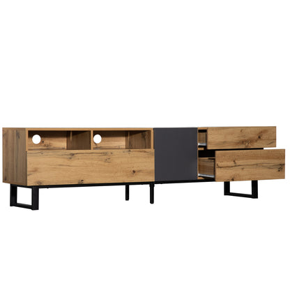 Vato Modern TV Stand Entertainment Center - Wood