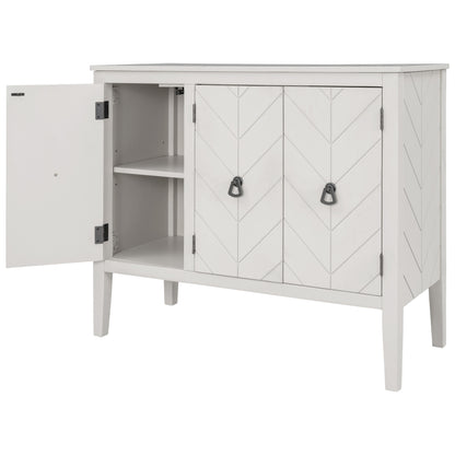 Delena Accent Storage Cabinet - Cream White