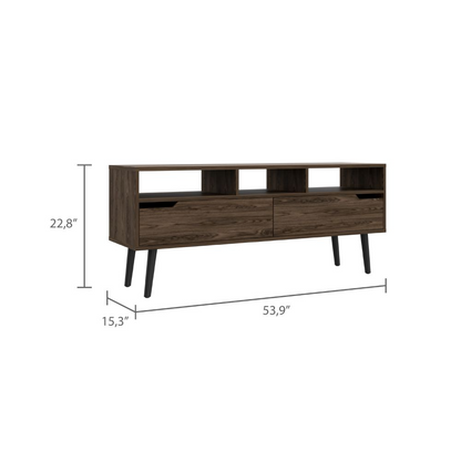 Oslo TV Stand - Dark Walnut