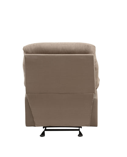 Zamora Glider Recliner with Pillow Top Armrest - Light Brown