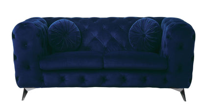 Atronia Fabric Loveseat - Blue