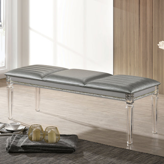 Lucas Antique Classic Bench - Silver