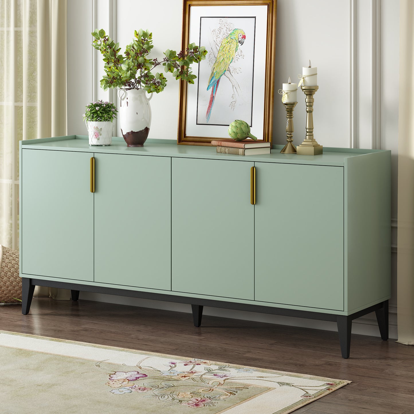 Parks Sideboard Cabinet - Green