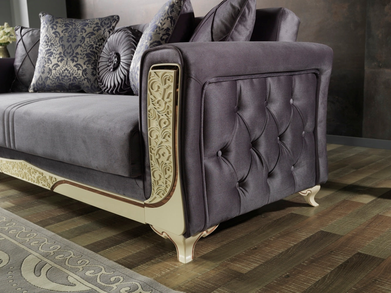 Carmeno Loveseat - Gray