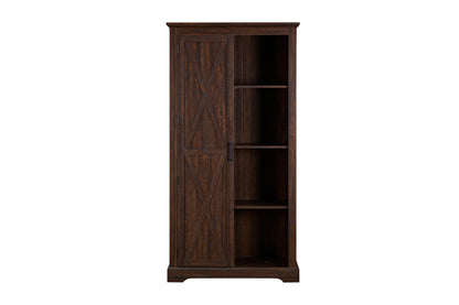 Brock II Tall Storage Cabinet - Espresso