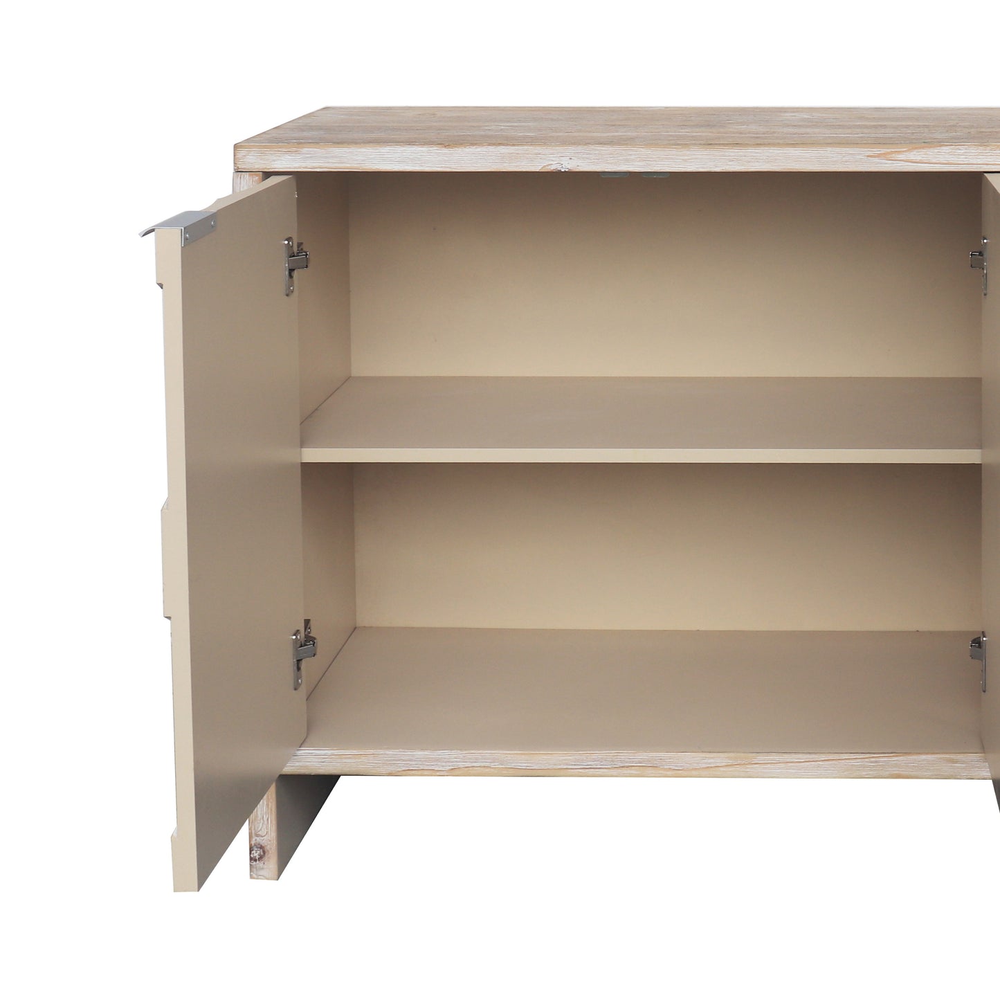 Toni 4 Door Accent Buffet Server Cabinet - Natural