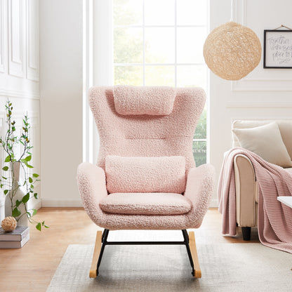 Anton II Rocking Chair - Pink