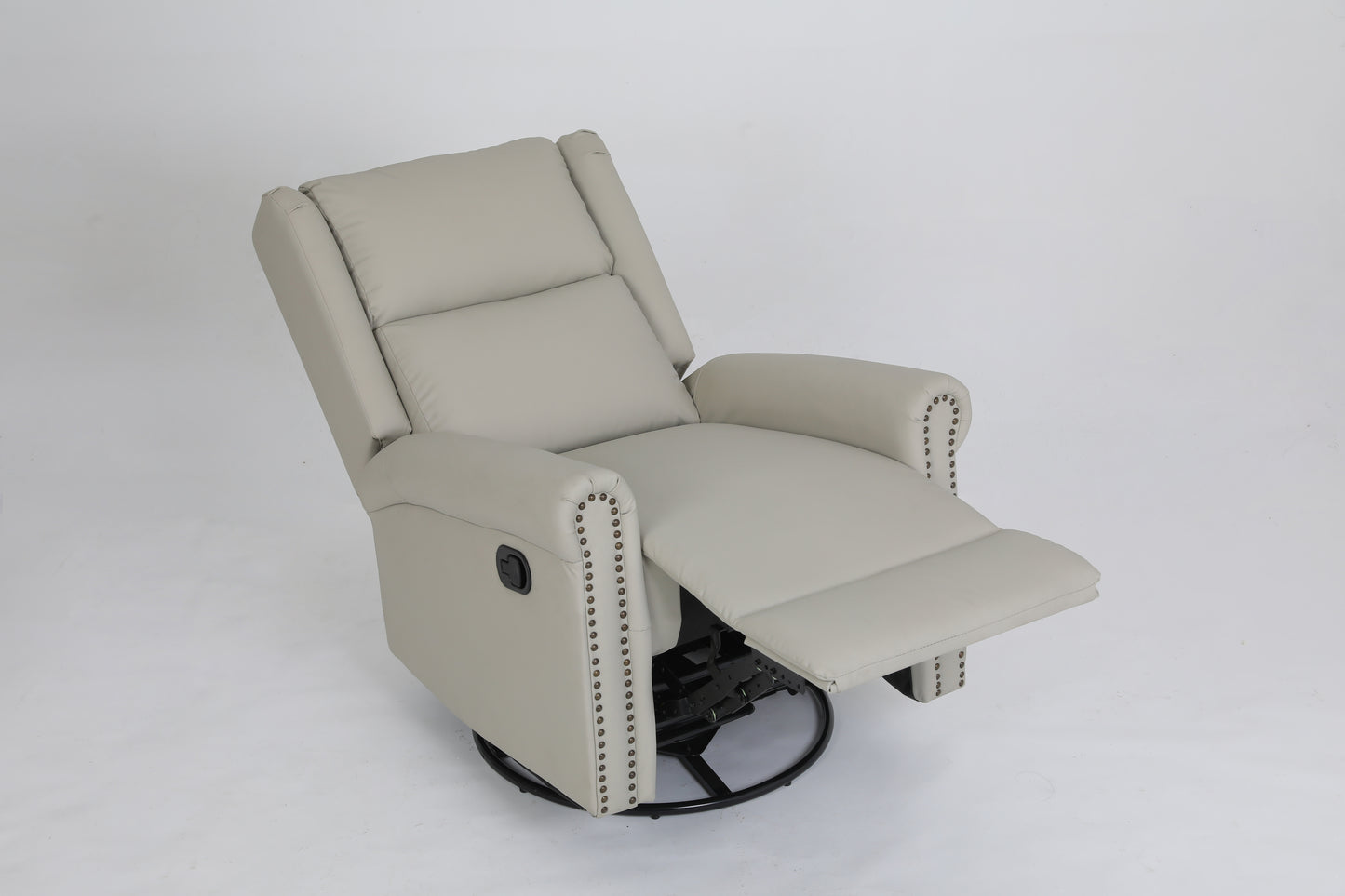 Daniela 360 Swivel Manual Recliner - Beige