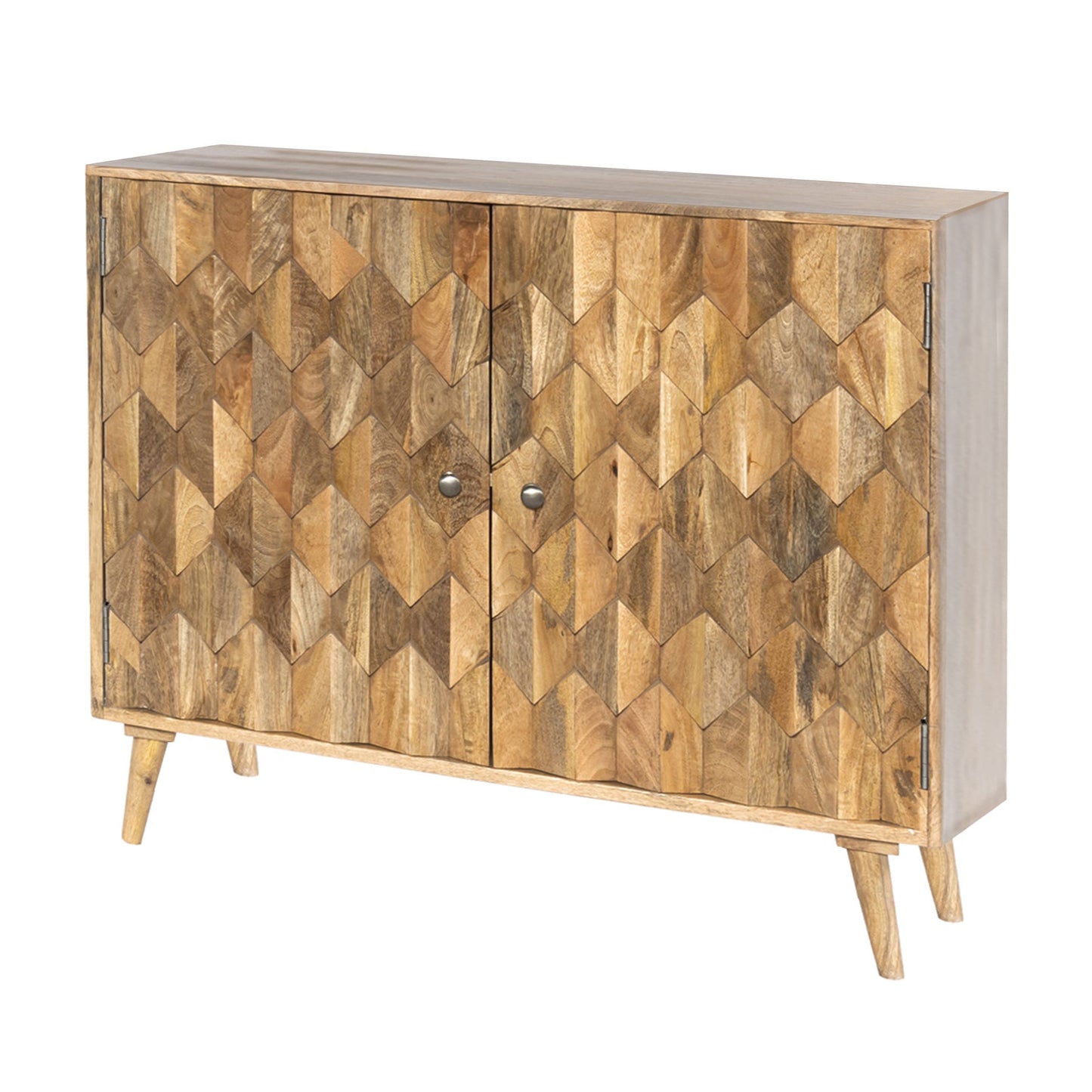 Honeycomb Handcrafted Accent Cabinet