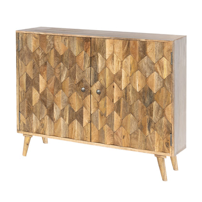 Honeycomb Handcrafted Accent Cabinet