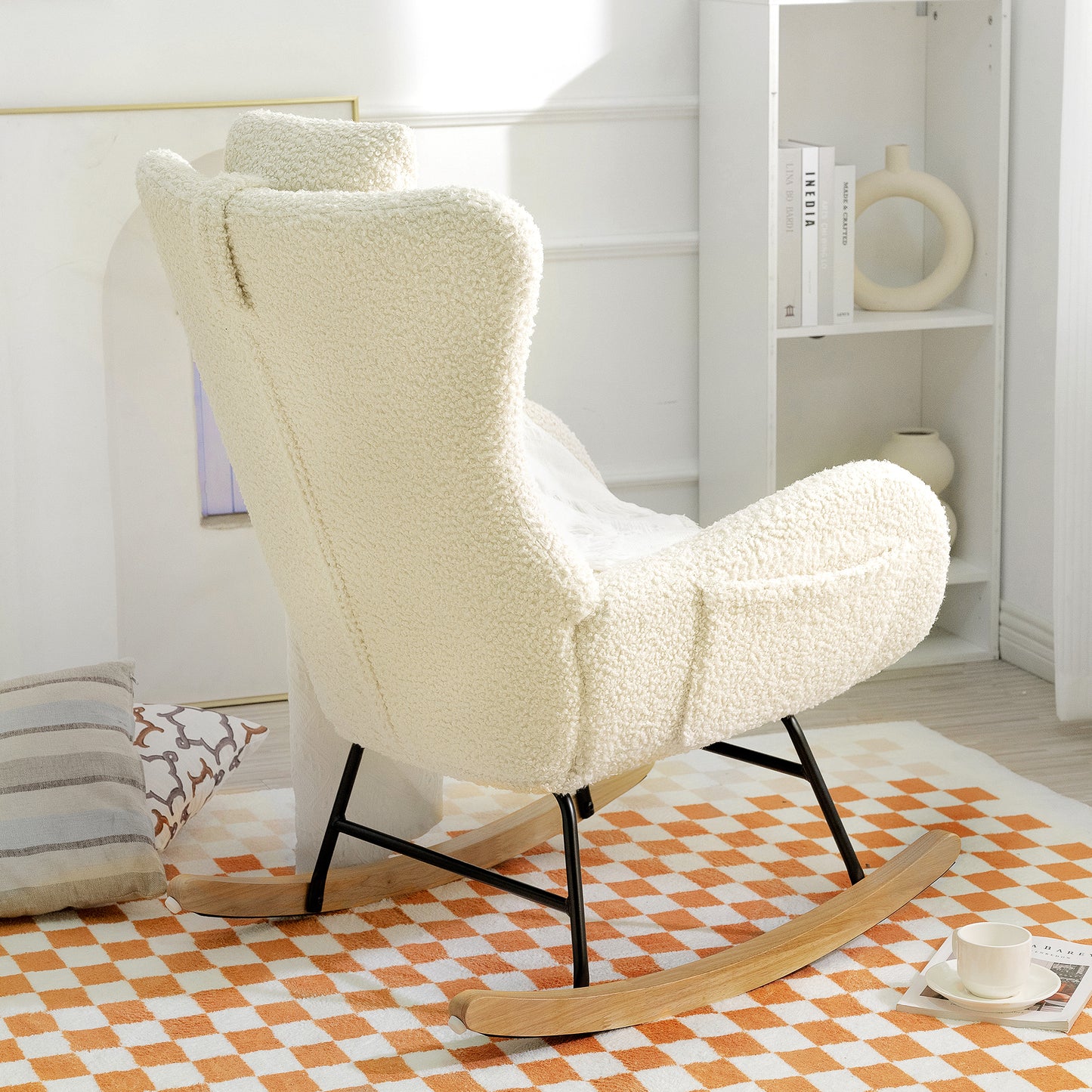 Anton Rocking Chair - Beige