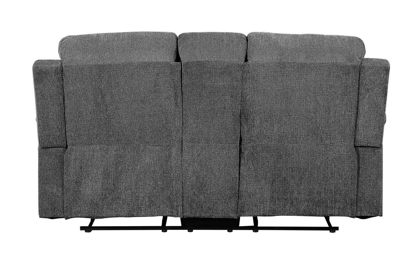 Kalen Loveseat w/Console - Gray