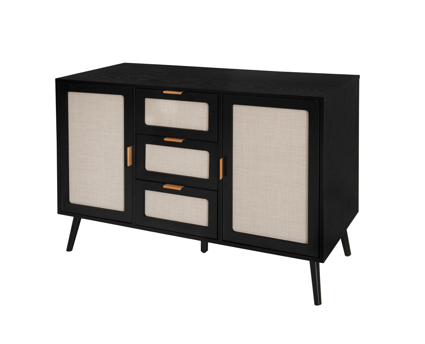 Keith Accent Storage Cabinet - Black