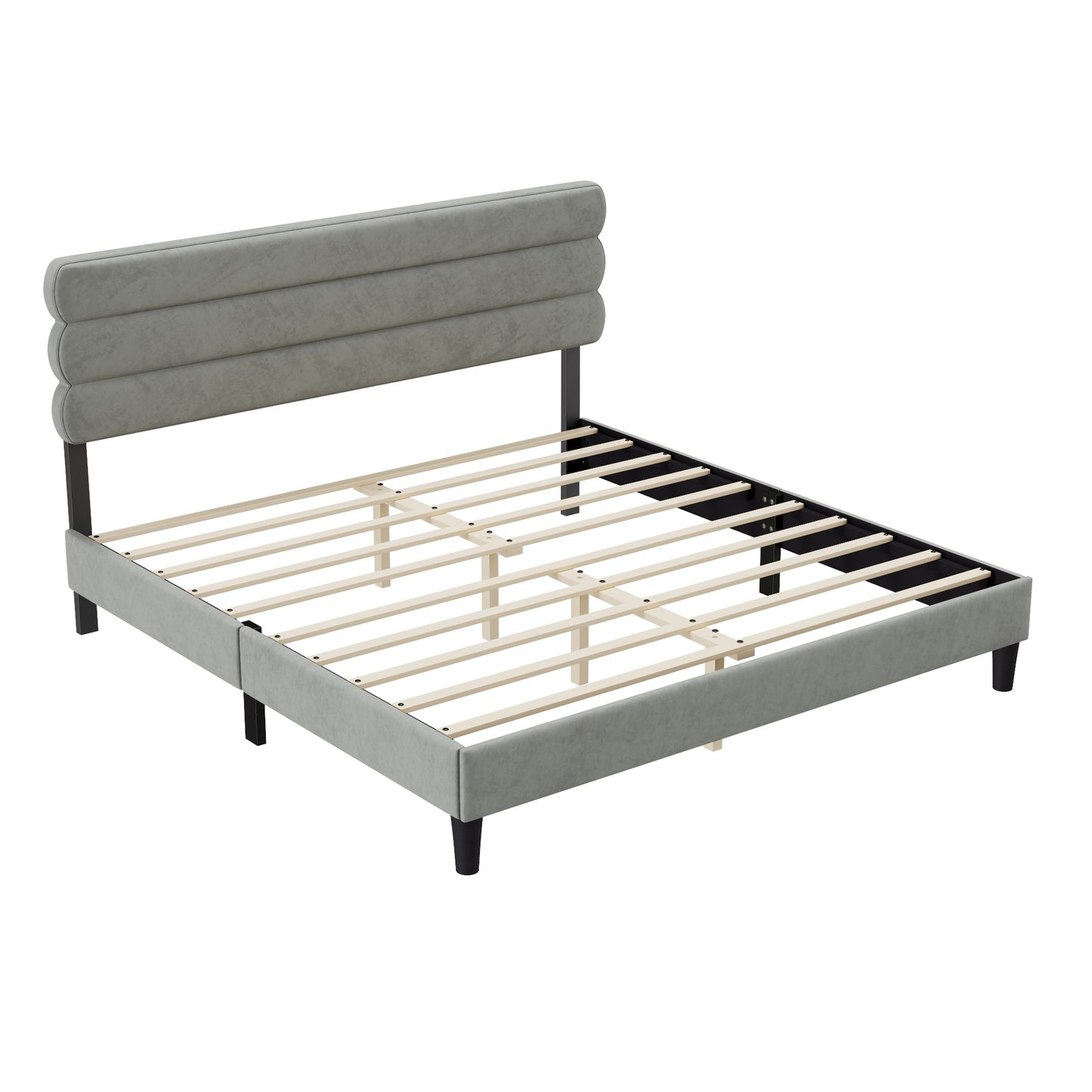 Wee King Size Bed Frame - Light Gray