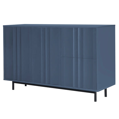 Noza II Sideboard Buffet Cabinet - Navy Blue