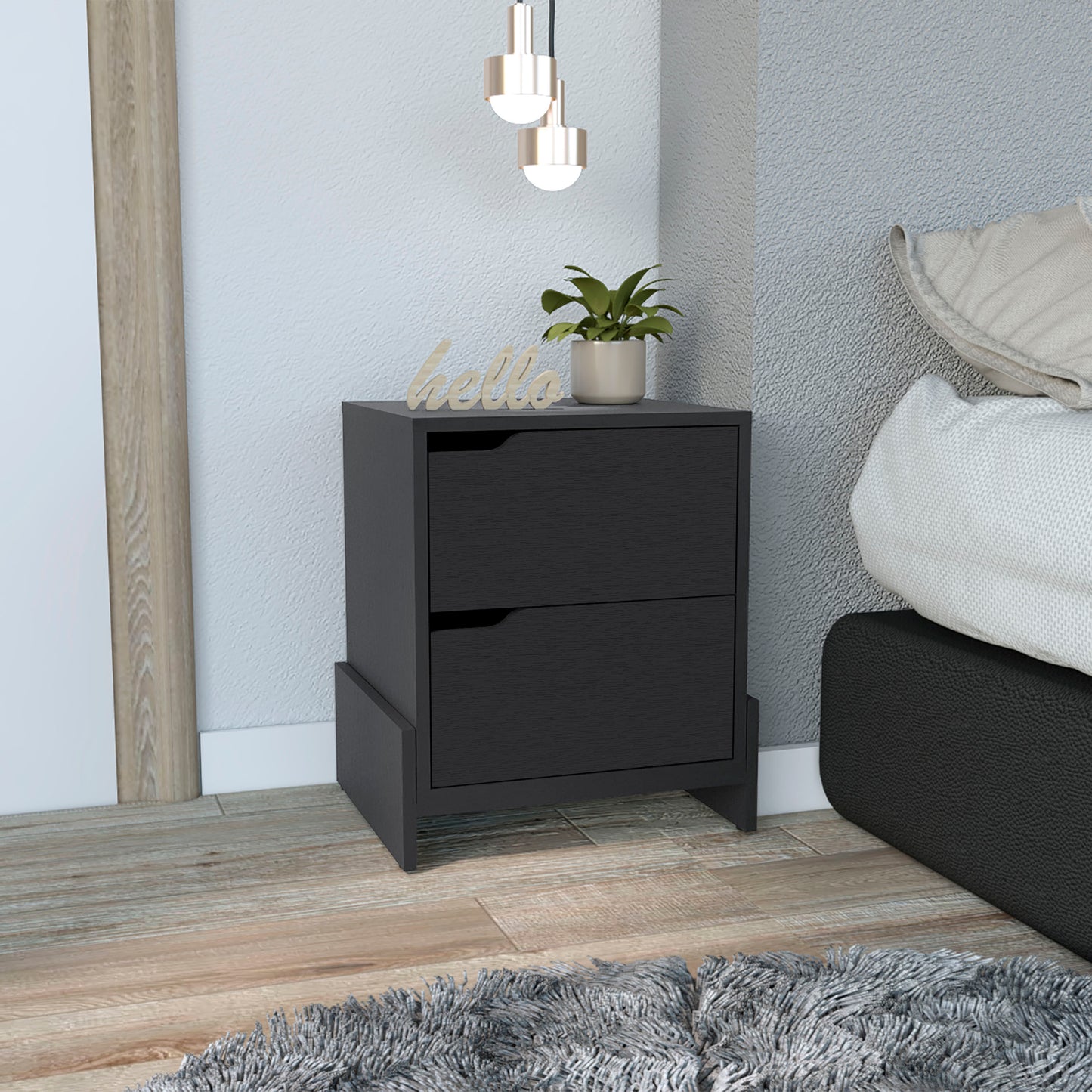 Brookland  Nightstand - Black