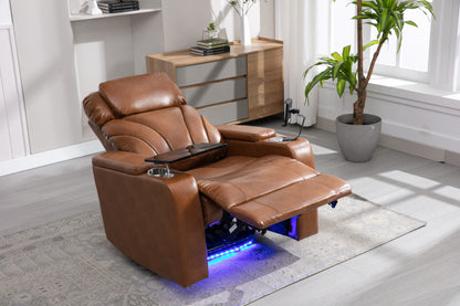 Orbit Power Motion Recliner -  Light Brown