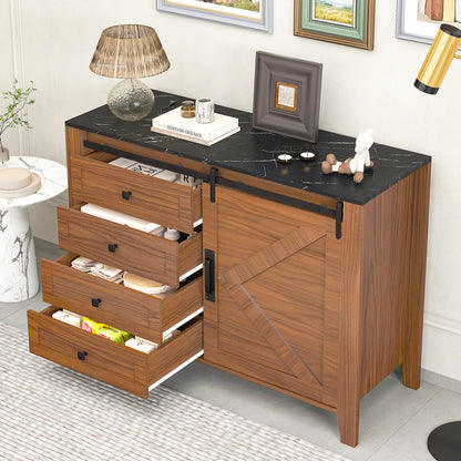 Otis Storage Cabinet - Brown