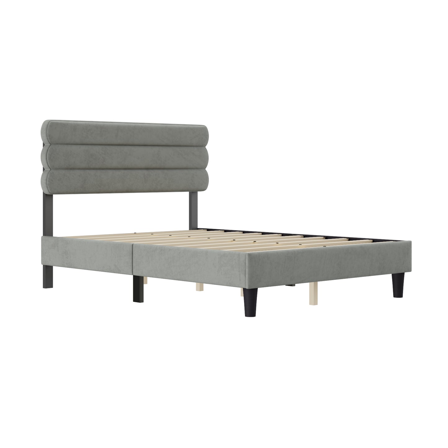 Wee Full Size Bed Frame - Light Gray