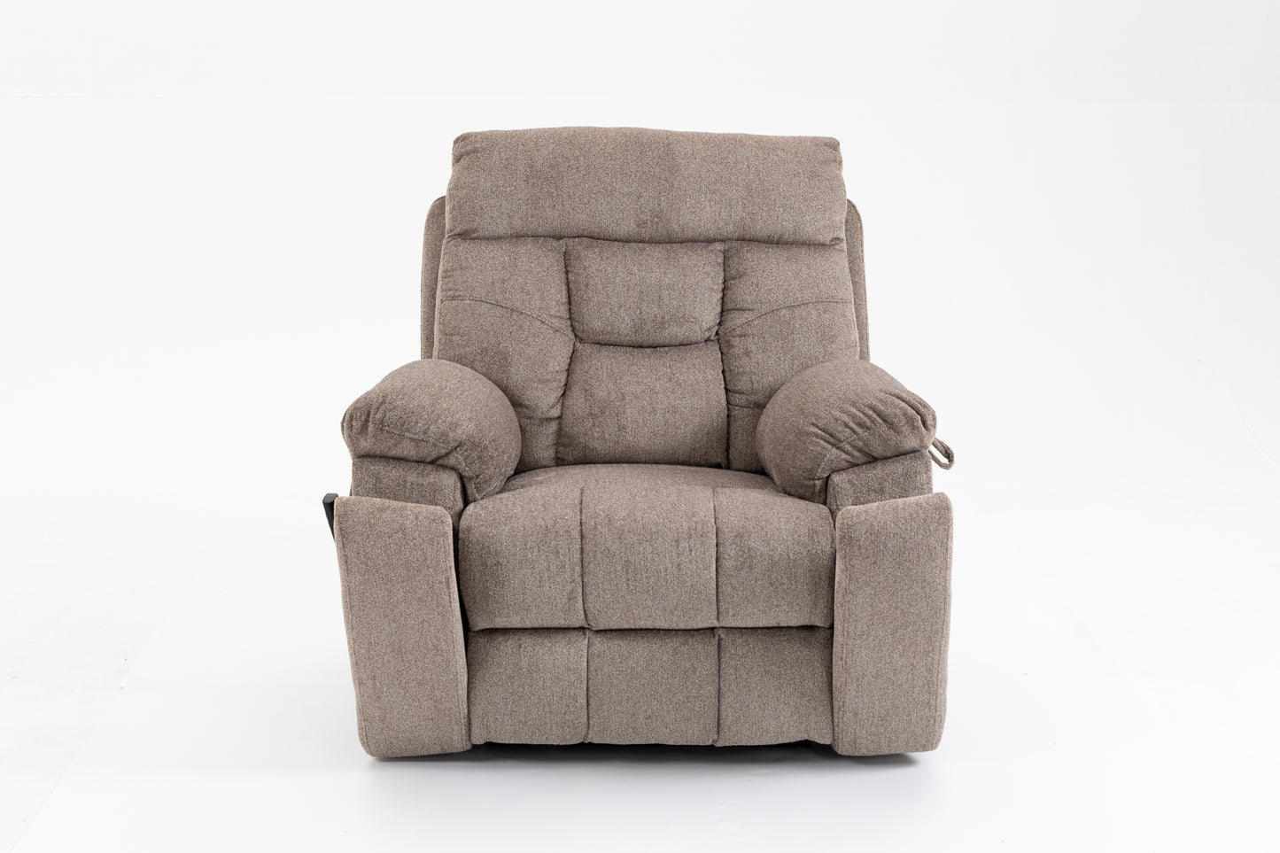 Wilson Power Electric Chenille Reclining Chair - Light Brown