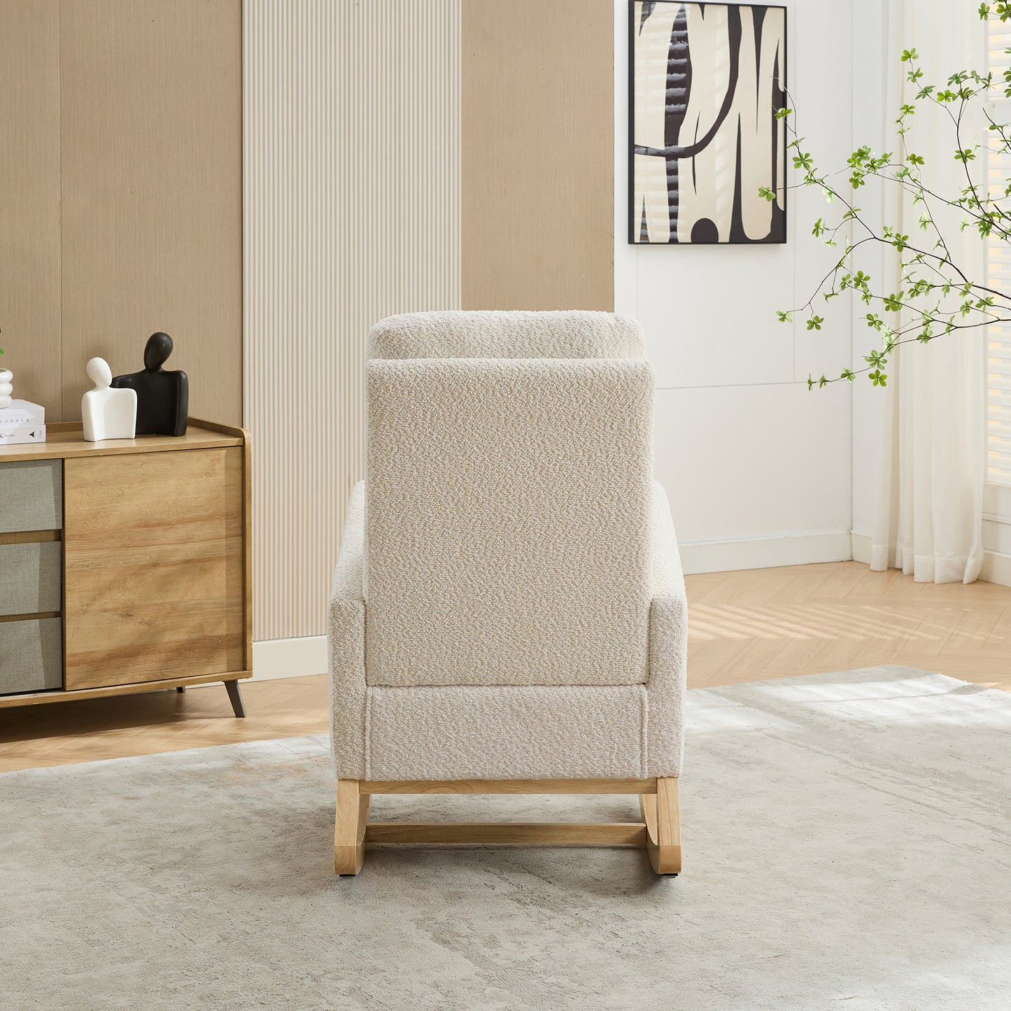 Lester One Rocking Chair - Ivory