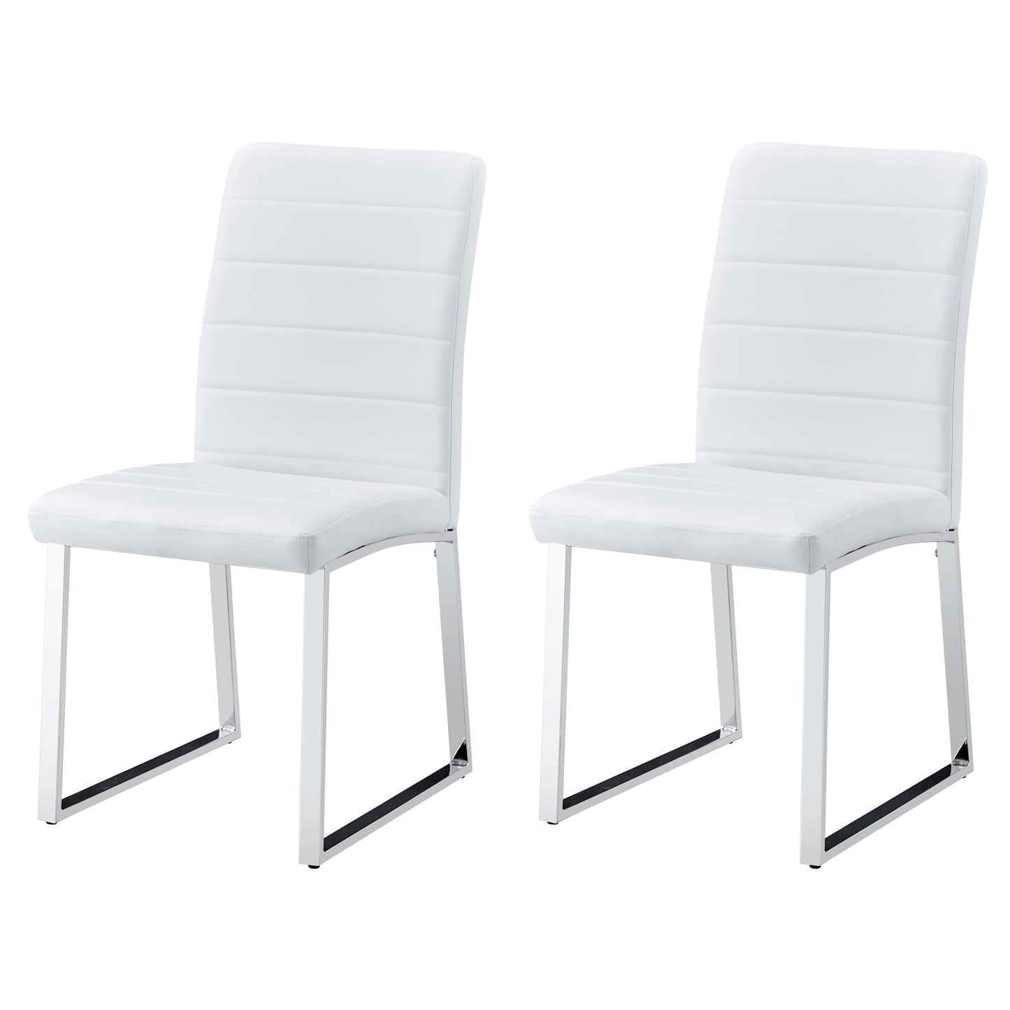 Mattos PU Dining  (Set of 2) - White