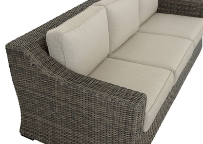 Monta Outdoor Patio Sofa - Light Brown