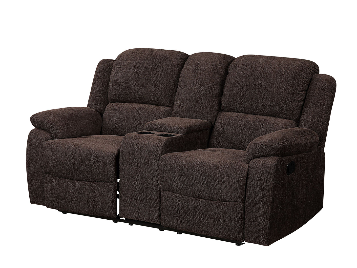 Madden Loveseat w/Console - Brown