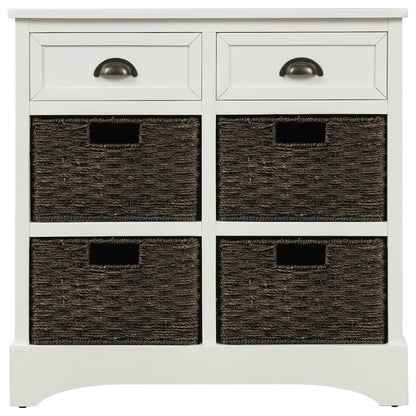 Trex Rustic Storage Cabinet - White