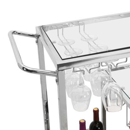 Vinovelo Serving Cart Silver