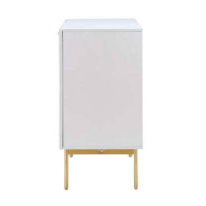 Knossos 30" Tall 2-Door Accent Cabinet - White