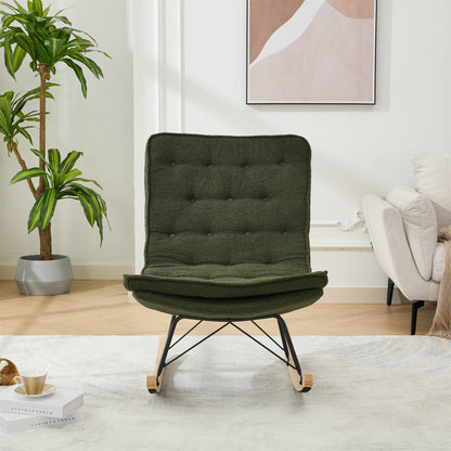 Lazy Rocking Chair - Dark Green