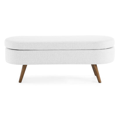 Amari Ottoman Storage Benches - White