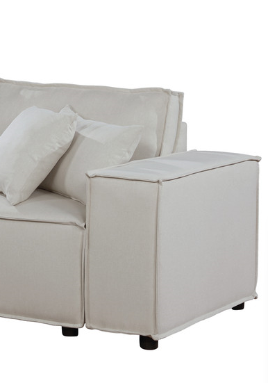 Elson Fabric Loveseat - Beige