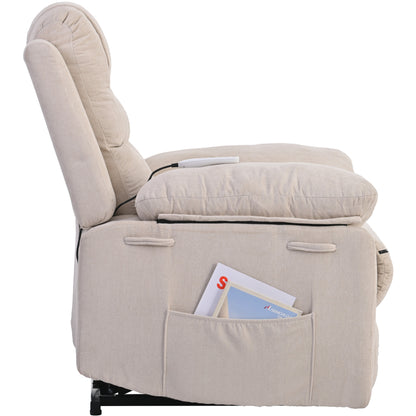 Celestial Power Lift Massage Recline Chair - Beige