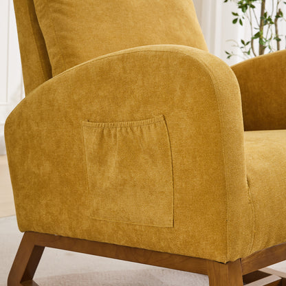 Lester Rocking Chair - Mustard