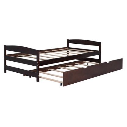 Array Twin Size Daybed with Twin Size Trundle - Espresso