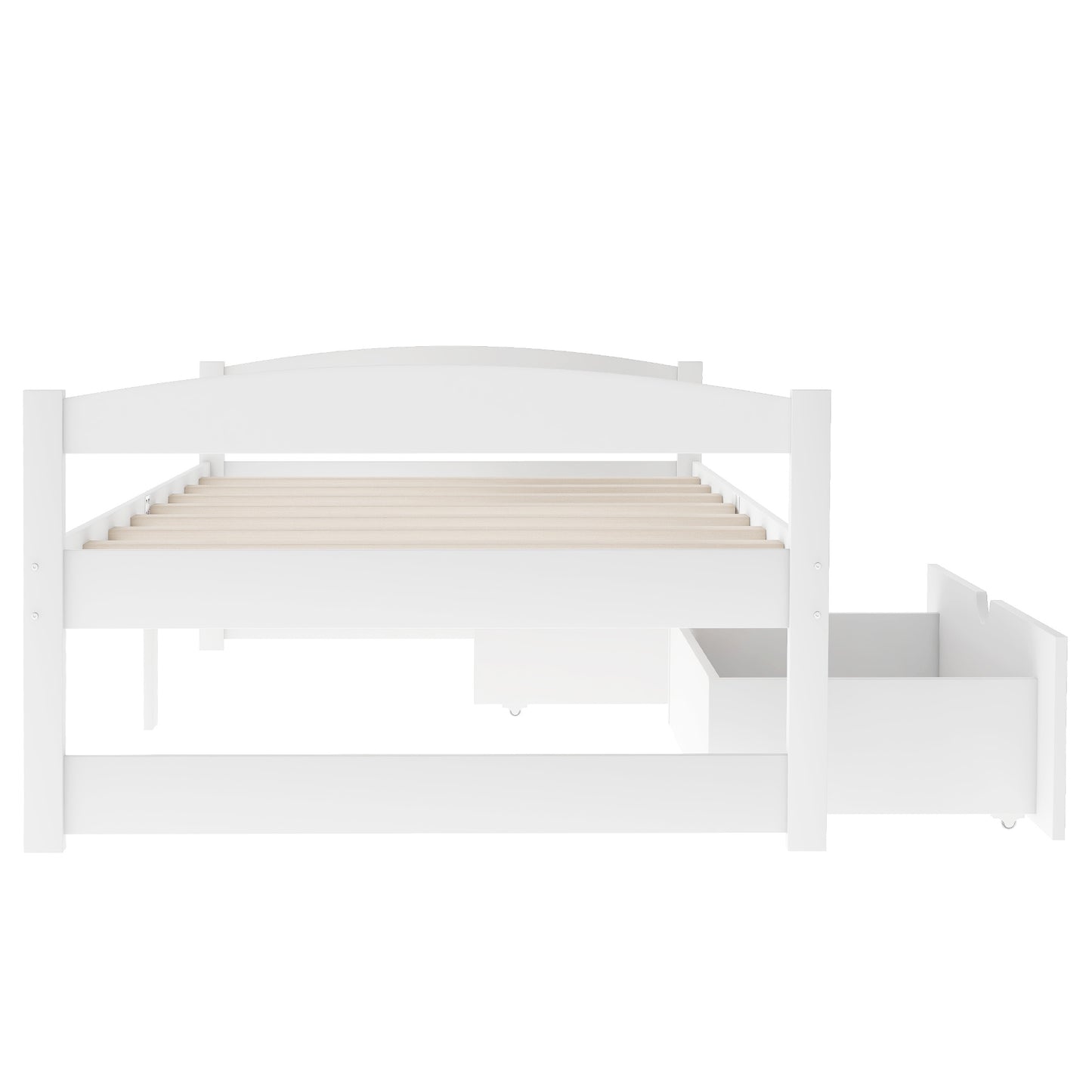 Array Twin Size Daybed with 2 Drawers - White