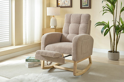 Serrano Modern Accent Rocking Chair - Gray