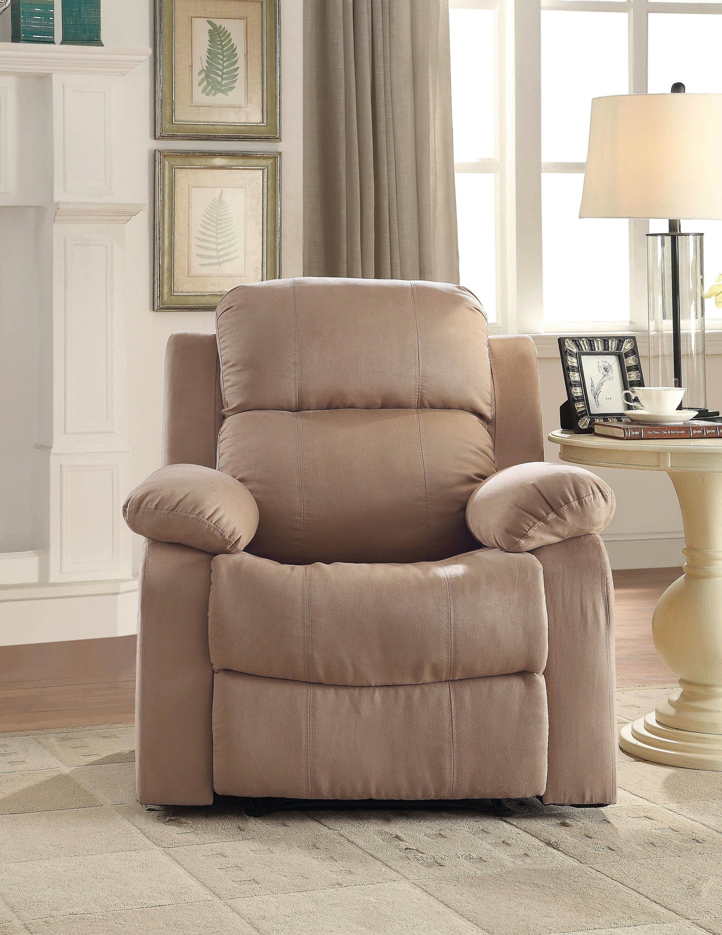 Hopkins Recliner with Pillow Top Arm - Brown