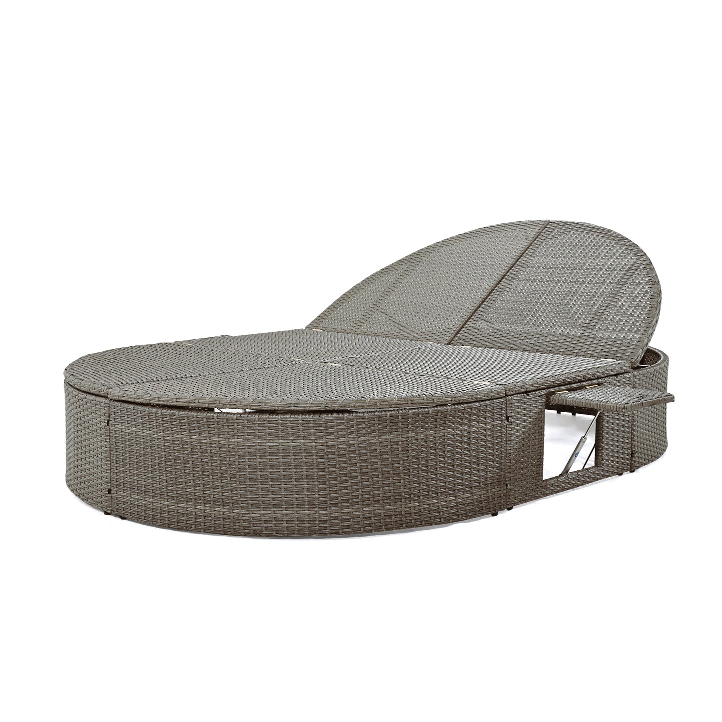 Burley Outdoor Sun Bed Patio 2-Person Daybed - Gray