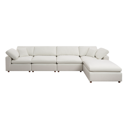 Dallah Modern Modular Sectional Sofa Set 2- White