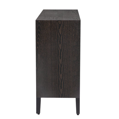 Zacko Wood Storage Cabinet - Walnut