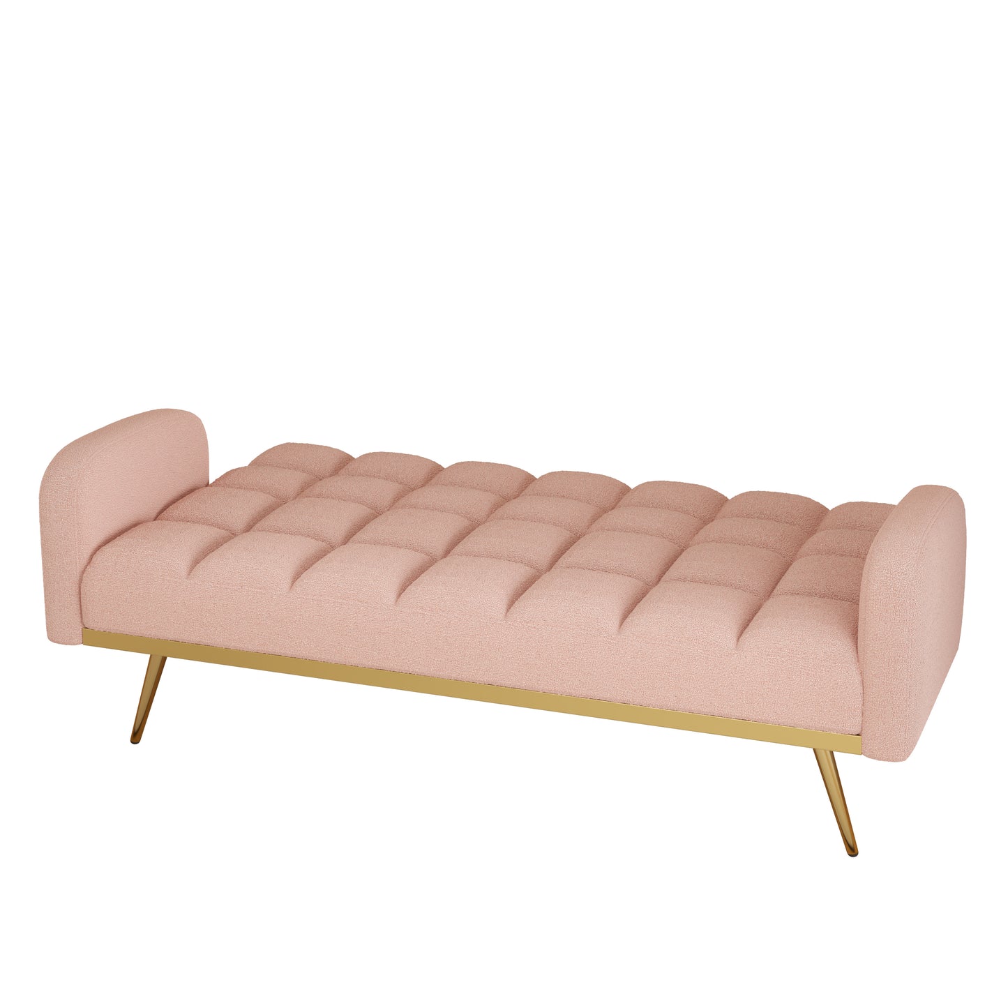 Sonic Convertible Sofa Bed- Pink