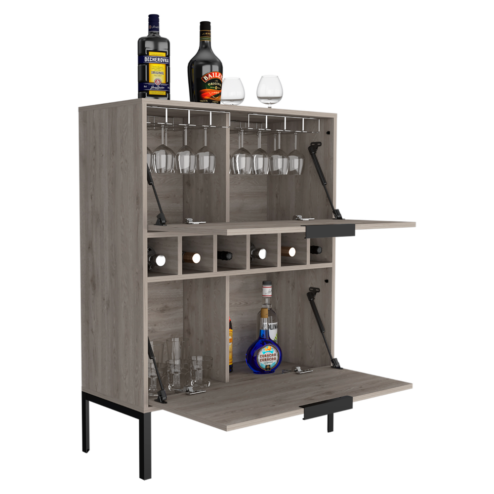 Staten Bar Cabinet - Light Gray