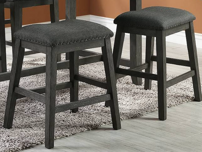 Benny Counter Height Chairs (Set of 2)- Gray Wash