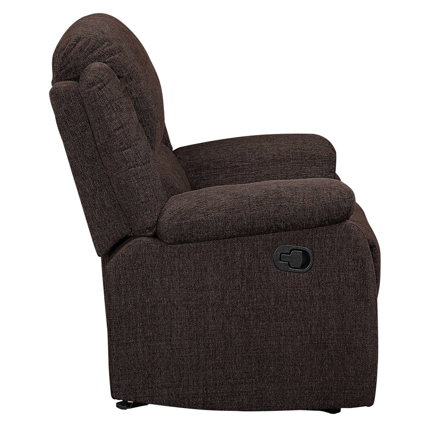 Silva Pillow Top Arms Glider Recliner - Brown