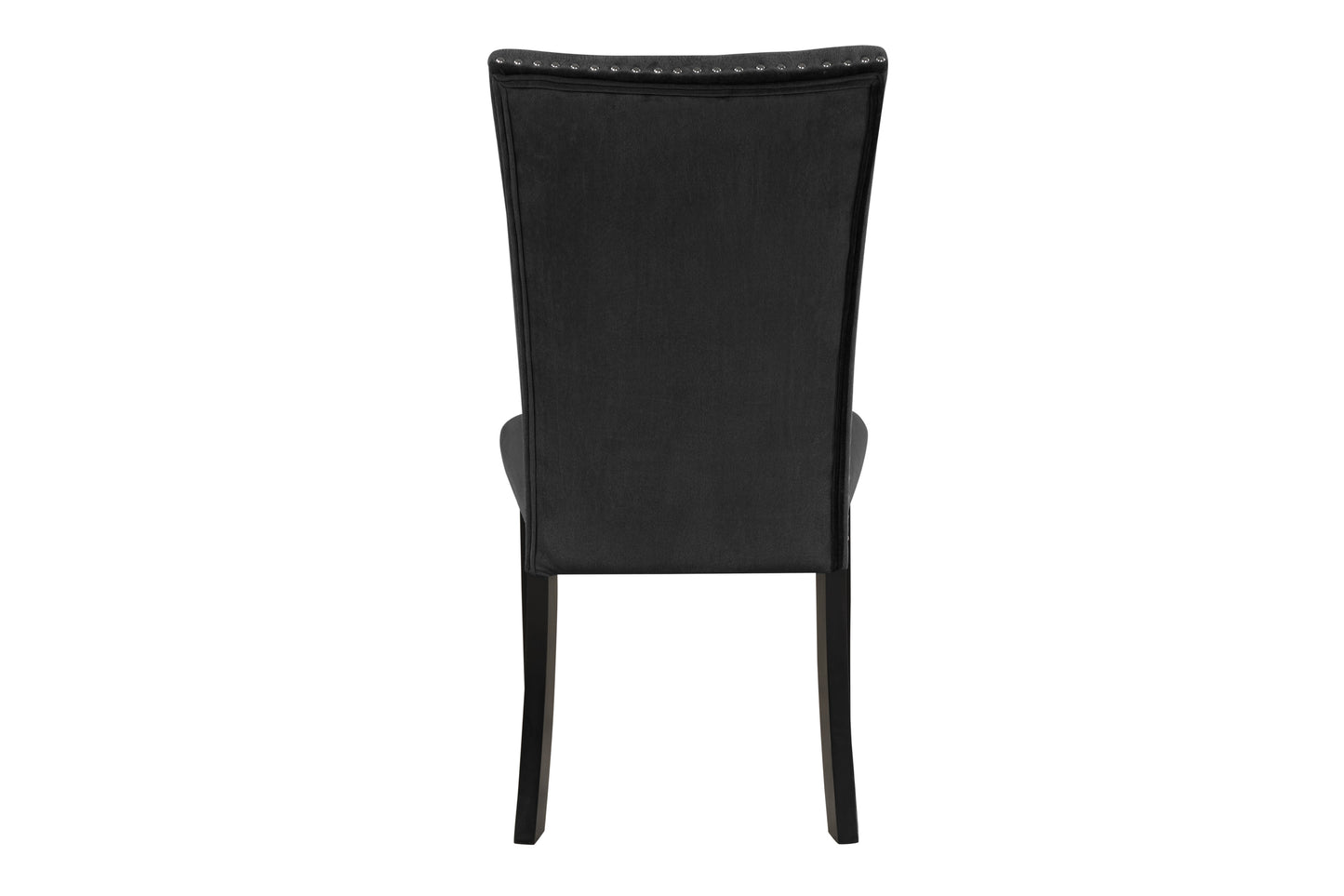 Divina Velvet Dining Chairs (Set of 2) - Black