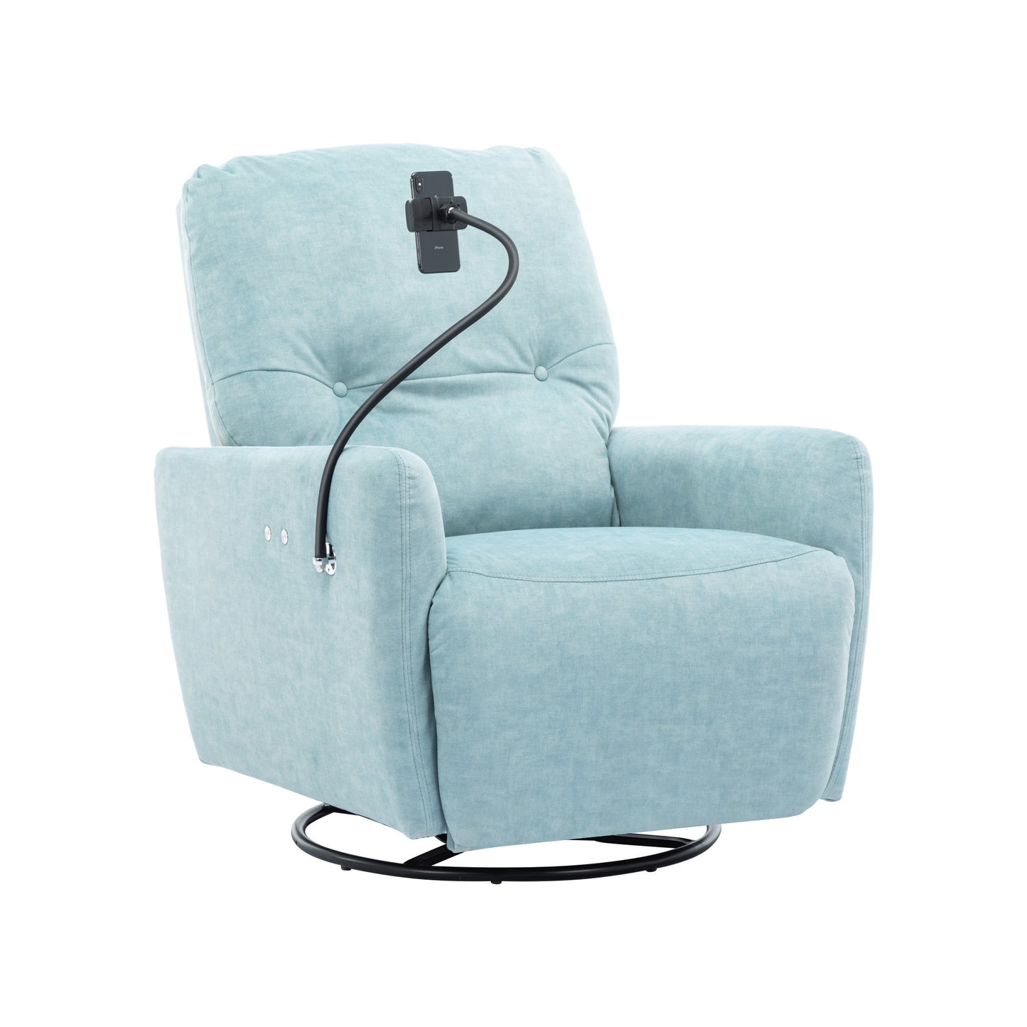 Dax Electric Rocking Motion Recliner - Blue