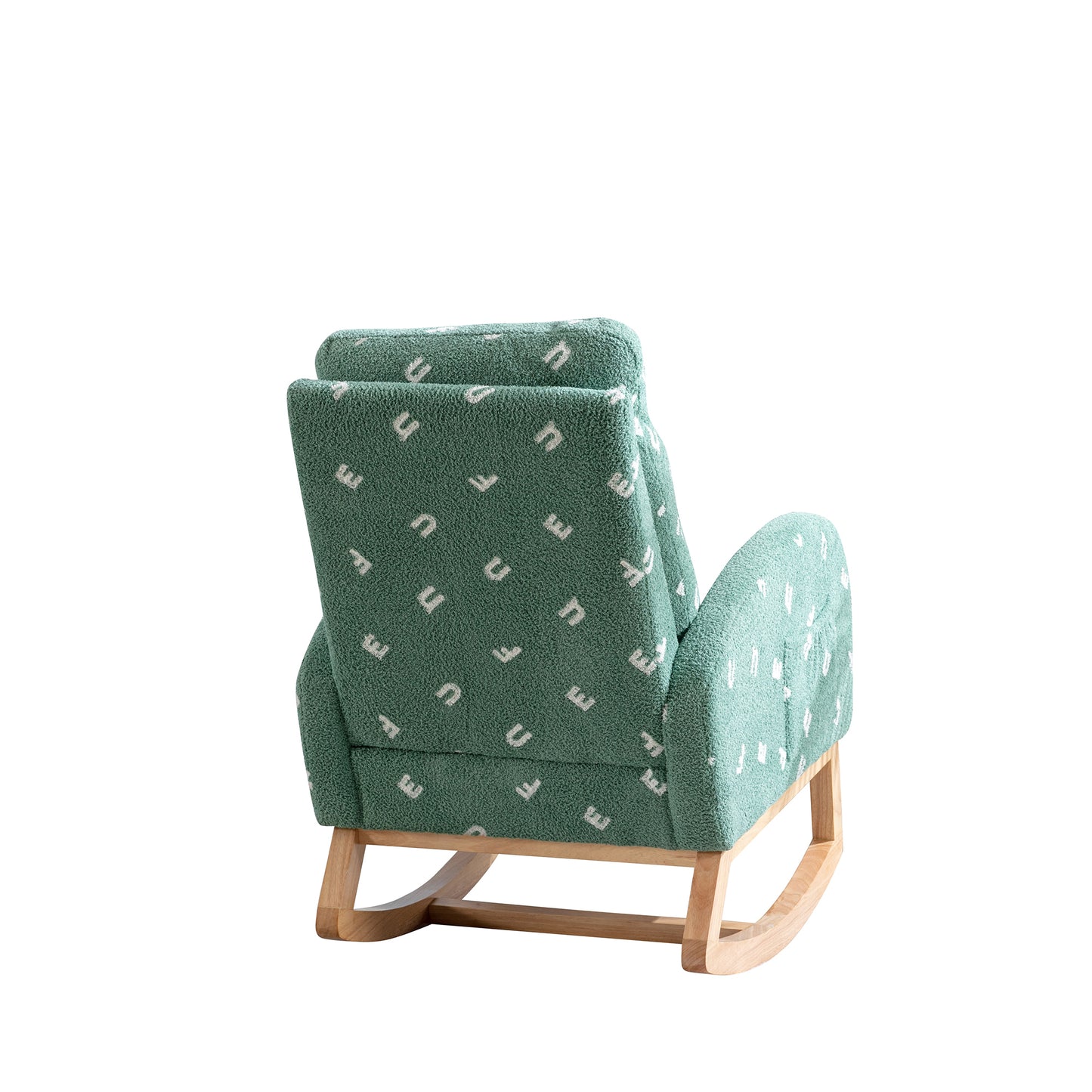 Russo Modern Rocking Chair - Green